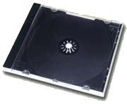 CD Case Jewel - SINGLE - 10x (BLACK)