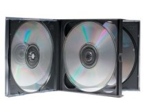 CD Case Jewel - TRIPLE - 10x (BLACK)